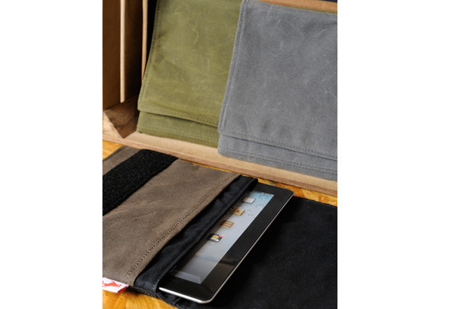 Waxed Canvas iPad Case