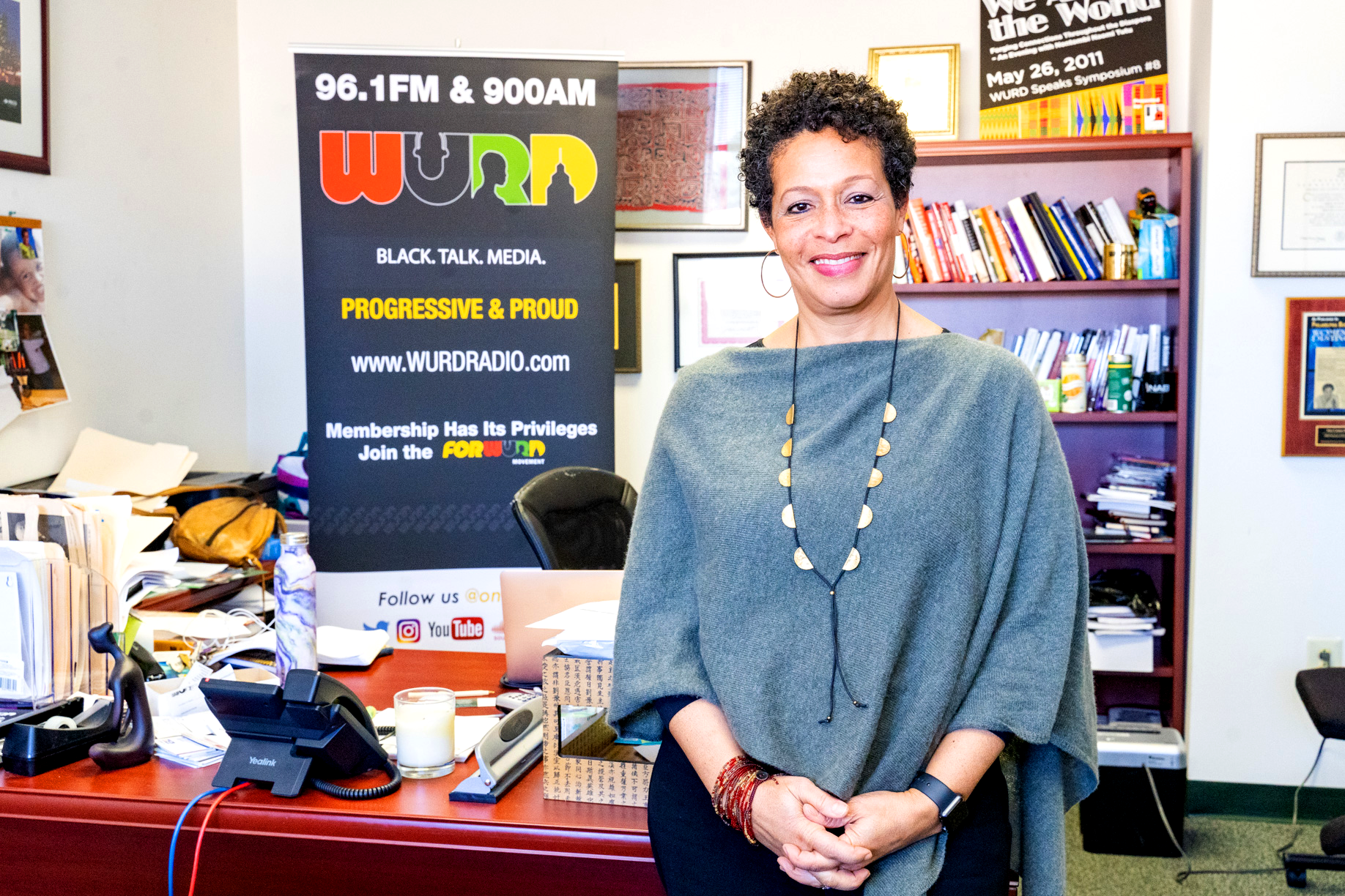 Sara Lomax-Reese, WURD President and CEO,says the radio station is trying to start more conversations about environmental issues. Photograph by Milton Lindsay.