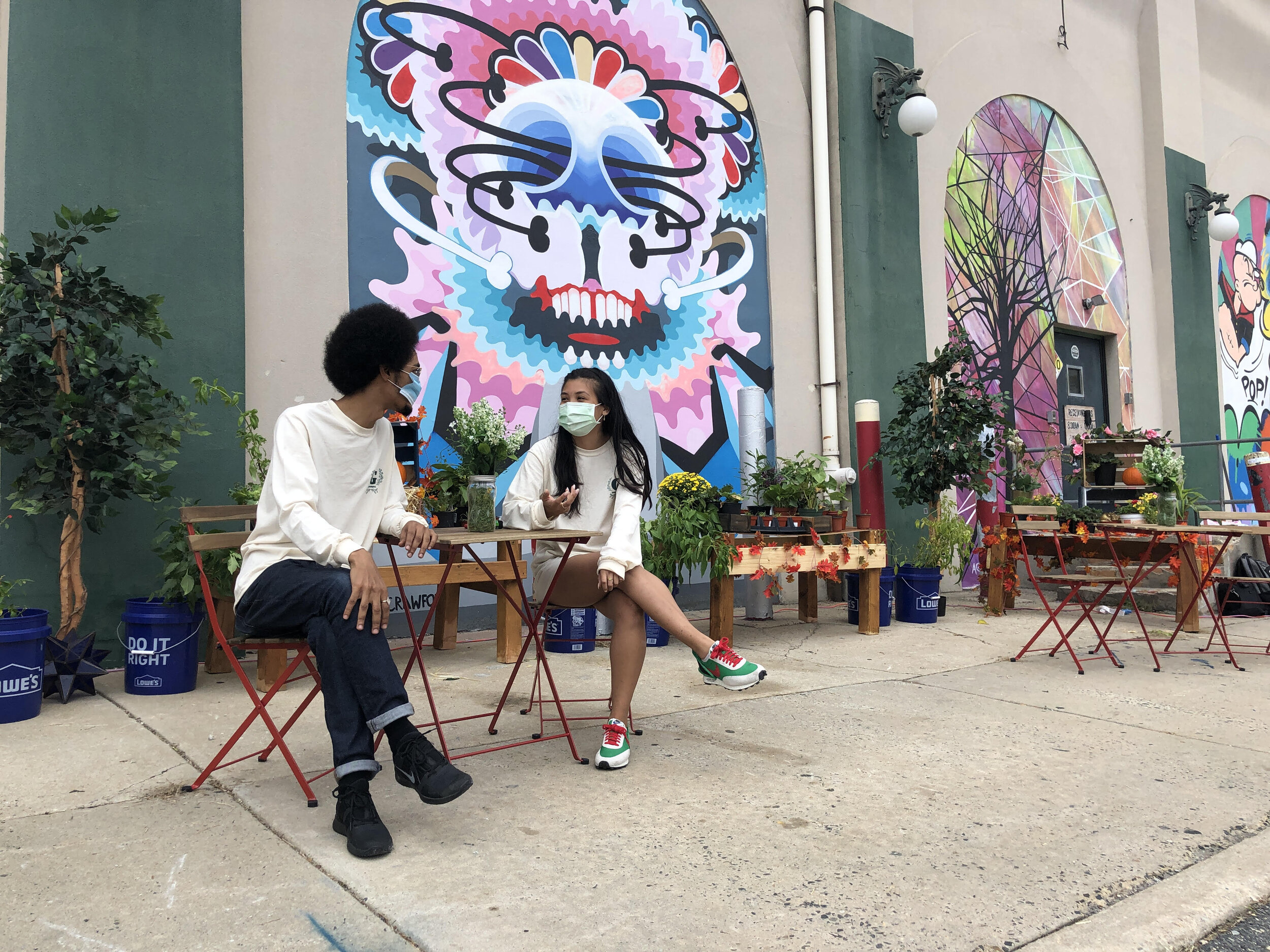 Callowhill’s new outdoor dining and event space. Photographs courtesy of Little Giant Creative.