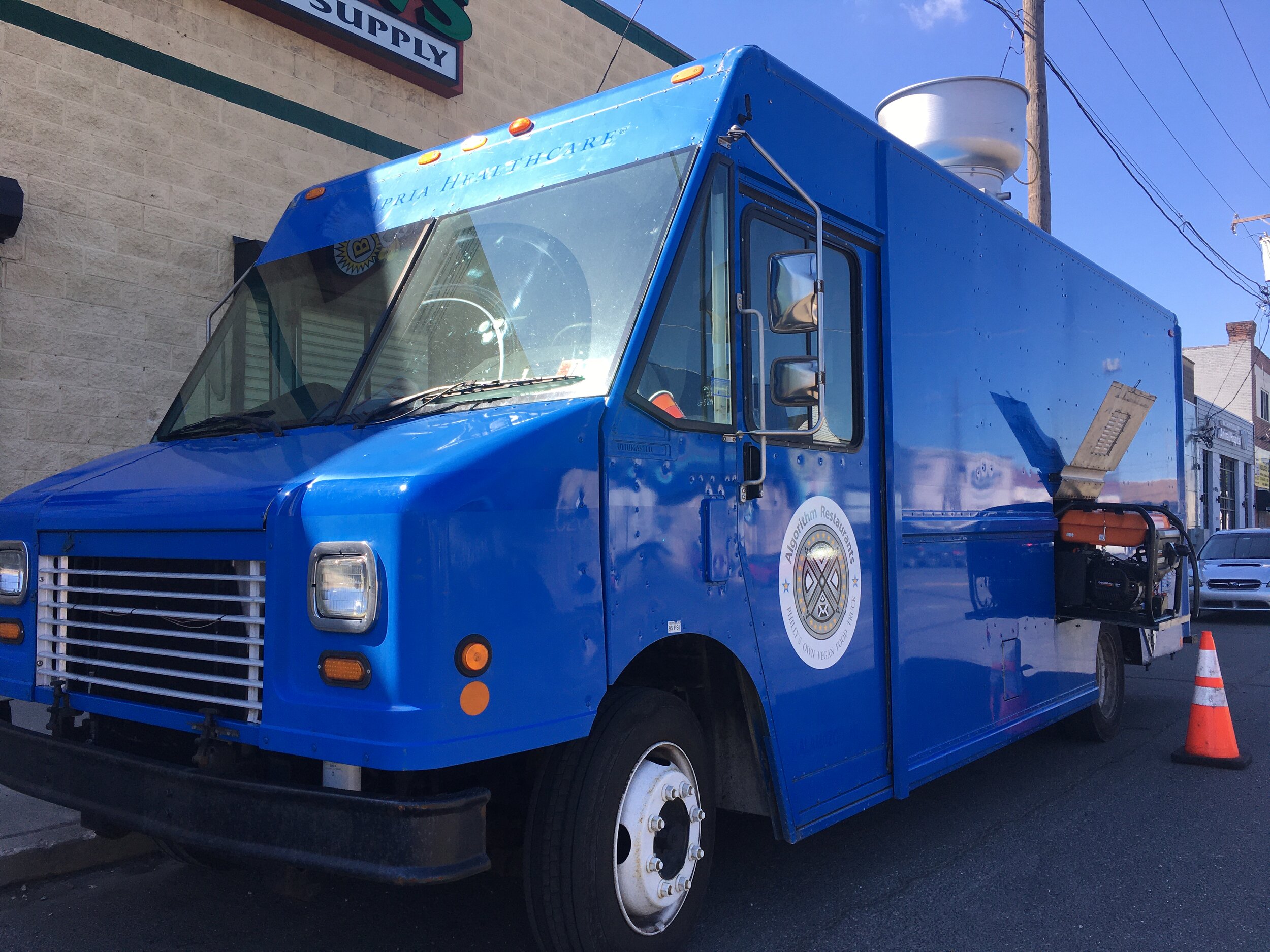 The Algorithm food truck. Photograph by Patrick Kerr.