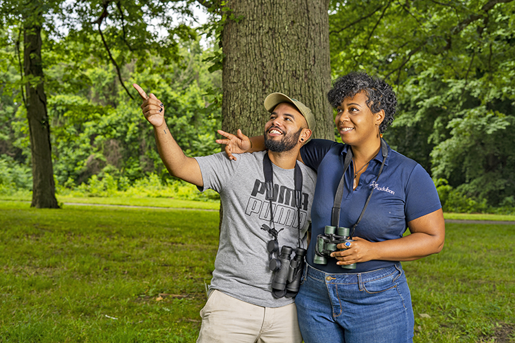 Jose Santiago and Bria Wimberly are part of the effort to unionize workers at Audubon. Photogrpahy by Drew Dennis.