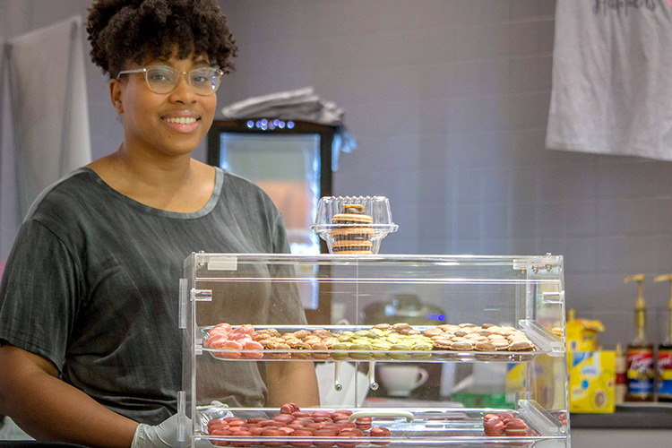 Mari Terise, founder of Mac’n! by Mari, bakes a great assortment of macarons—and ships them to your door. Photographs courtesy Freeality Productions.