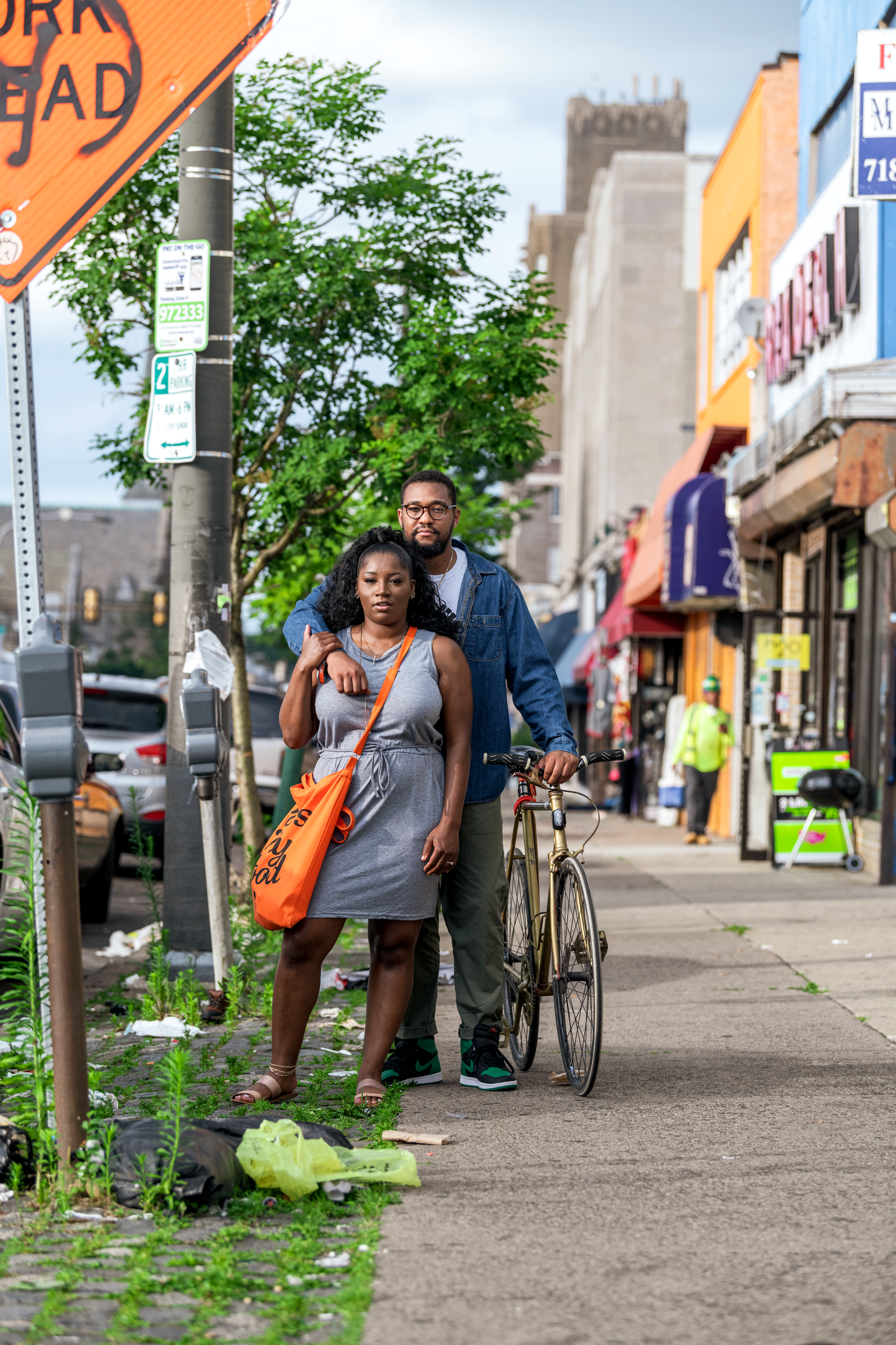 Photos by Linette Kielinski Matthew George and his fiancée Bria Howard founded I Love Thy Hood in2019 in an effort to reduce the amount of litter on Germantown’s streets.