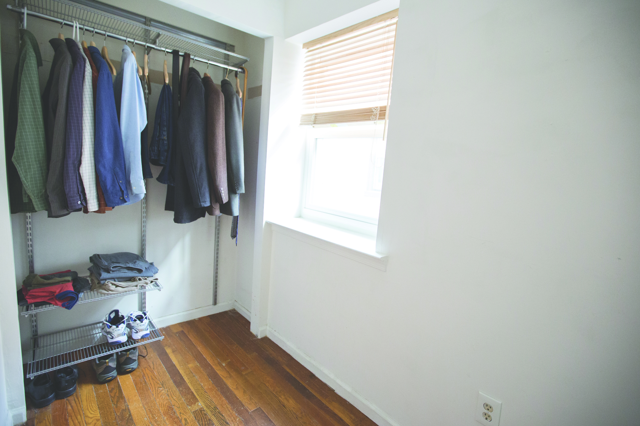 Aaron Bitler's closet of wardrobe essentials.