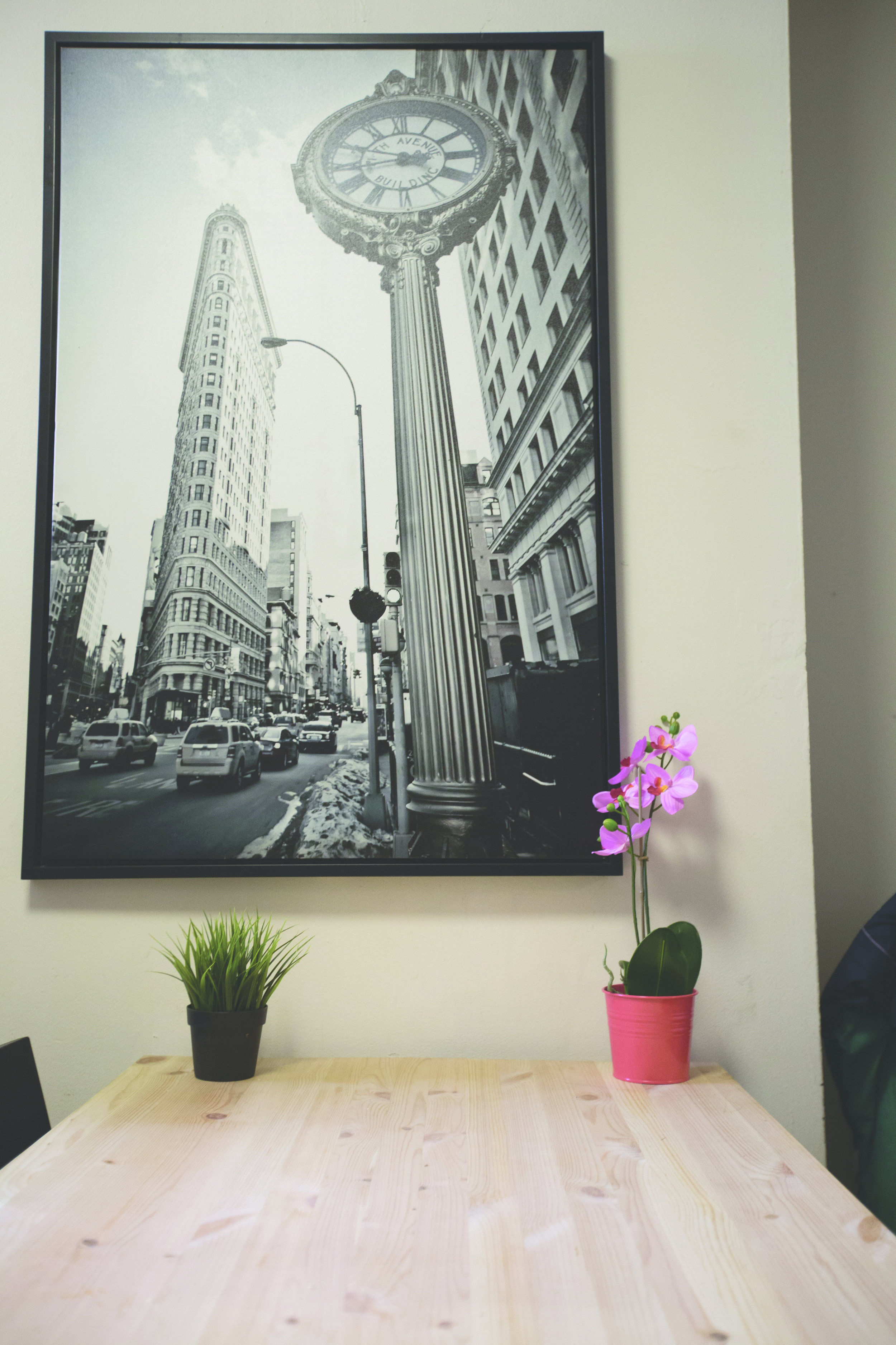 A table in the Bella Vista apartment of Susan Corcoran.