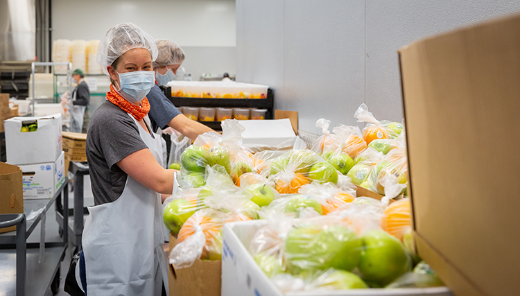 MANNA relies on volunteer labor to carry out its mission. Photography courtesy of Manna.