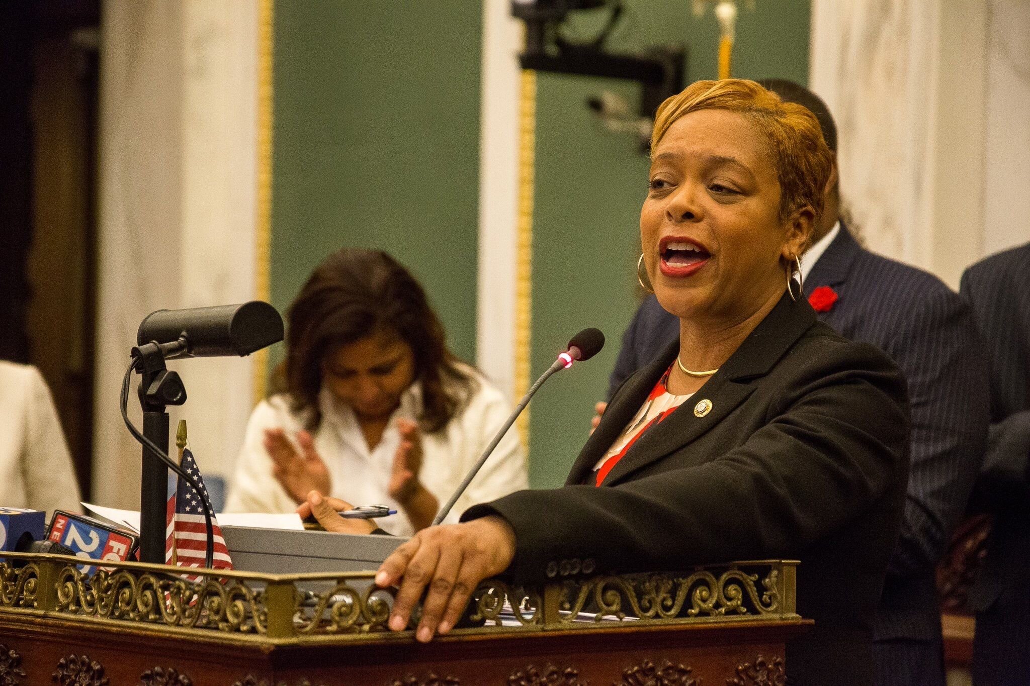 Councilwoman Cindy Bass worked with Toxic Free Philly to bring the bill before City Council this fall. Photograph courtesy of the Office of Councilwoman Cindy Bass
