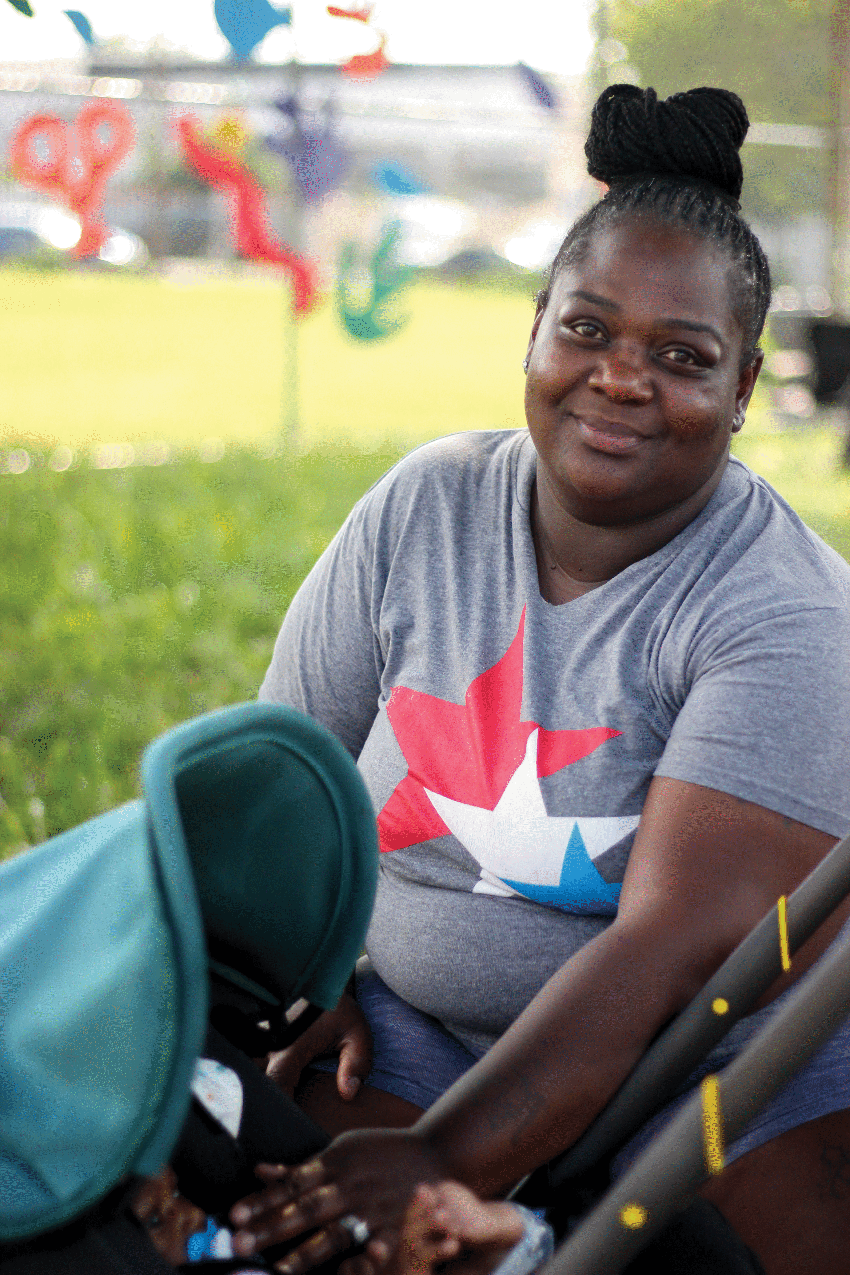 A mother of four who is new to the area, Shareeda Jackson says the Fletcher Recreation Center is a frequently-requested destination among her youngest children. “They beg me to come here after I pick them up from daycare,” she says. 