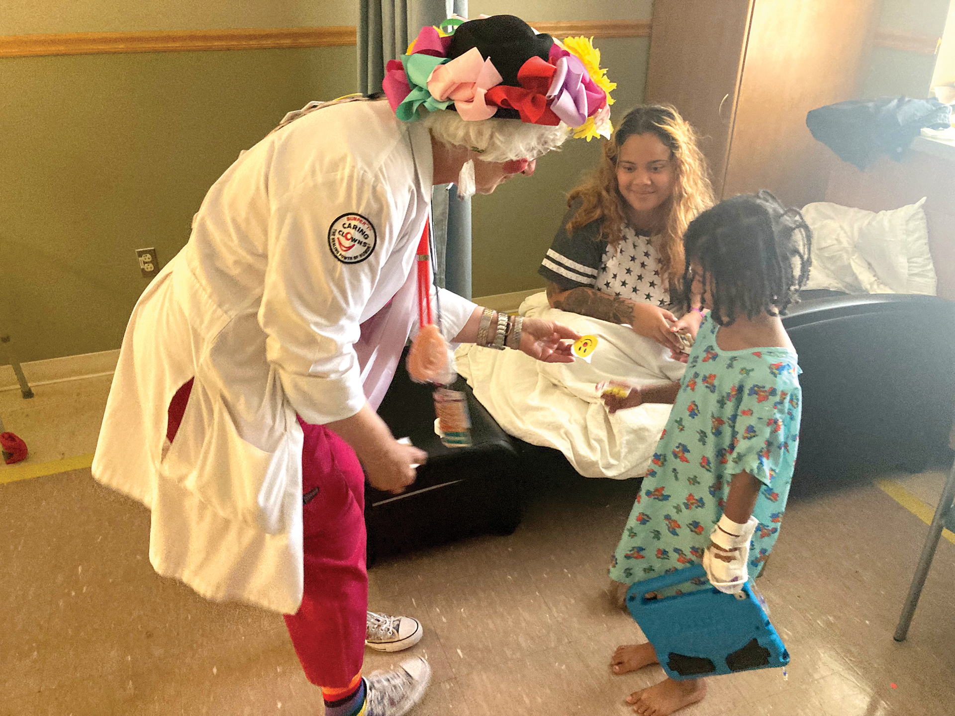 DR Marebow brightens the days of pediatric patients like Dion.